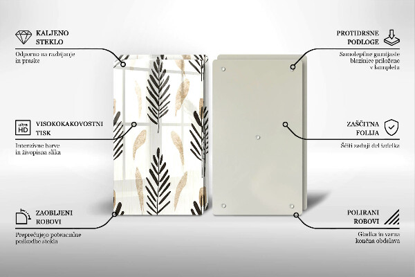 De vidrio templado Plantas bohemias