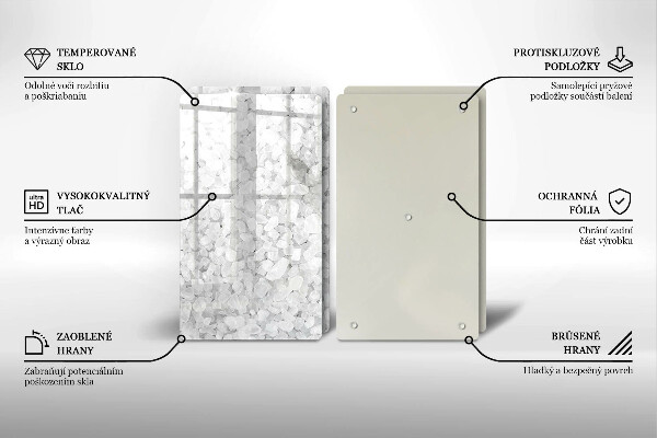 De vidrio templado Cristales de sal