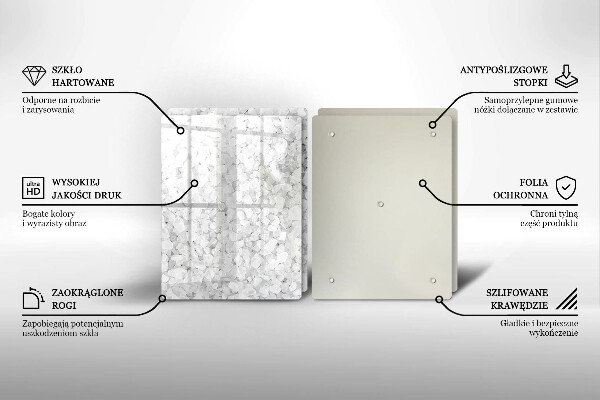 De vidrio templado Cristales de sal