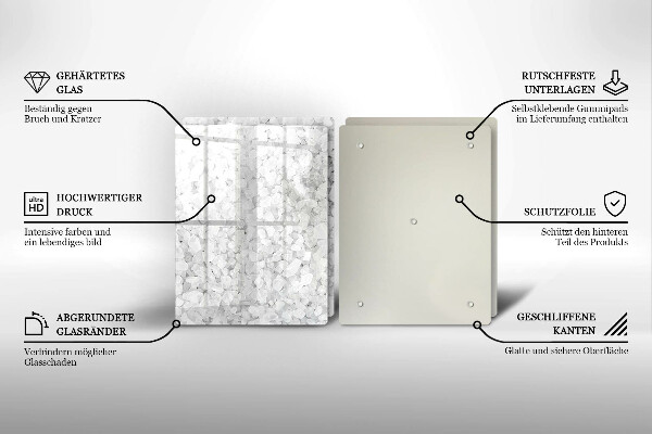 De vidrio templado Cristales de sal