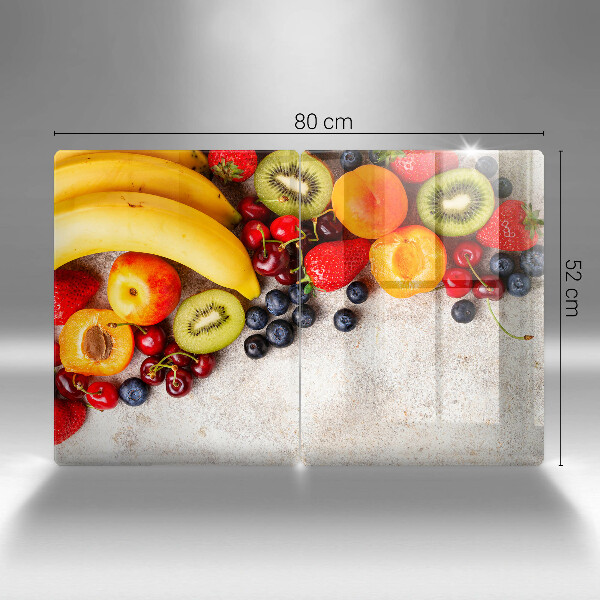 De vidrio templado Frutas navideñas