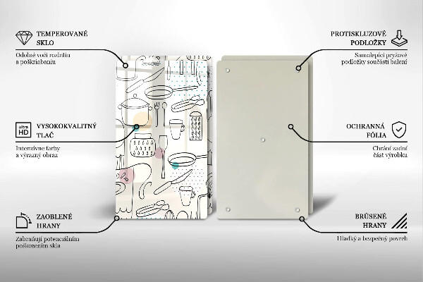 De vidrio templado Accesorios de cocina