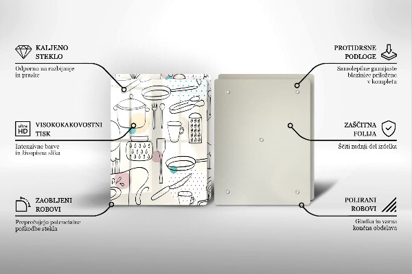 De vidrio templado Accesorios de cocina