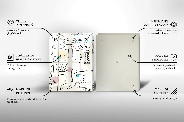 De vidrio templado Accesorios de cocina