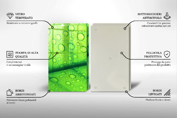 De vidrio templado Primer plano de una hoja