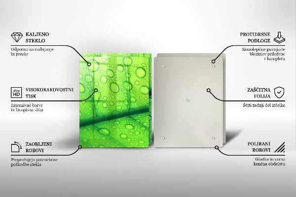 De vidrio templado Primer plano de una hoja