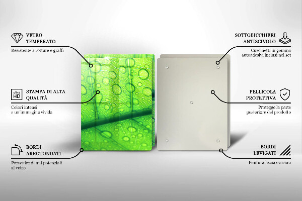 De vidrio templado Primer plano de una hoja