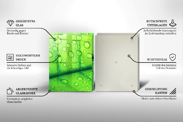 De vidrio templado Primer plano de una hoja