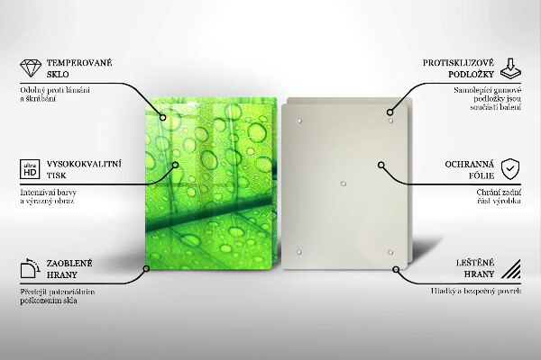 De vidrio templado Primer plano de una hoja