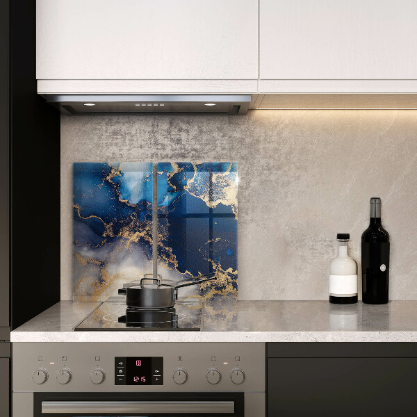 De vidrio templado Abstracción de mármol