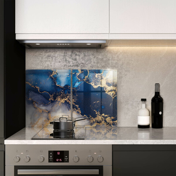 De vidrio templado Abstracción de mármol