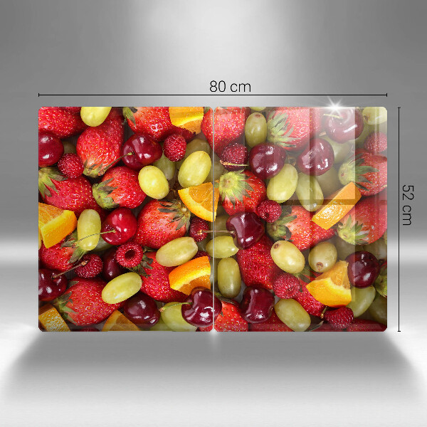 De vidrio templado Frutas de verano