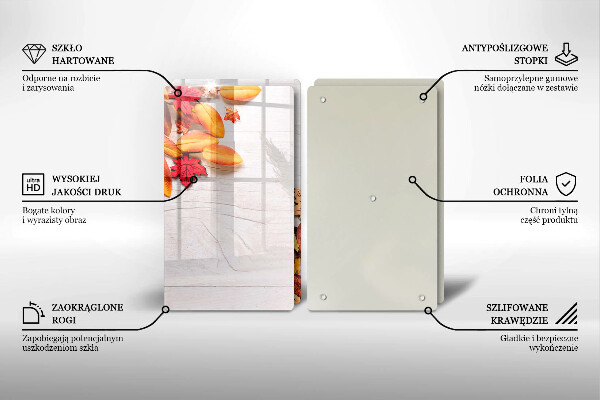 De vidrio templado Hojas de otoño