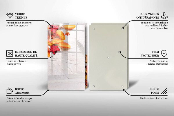 De vidrio templado Hojas de otoño