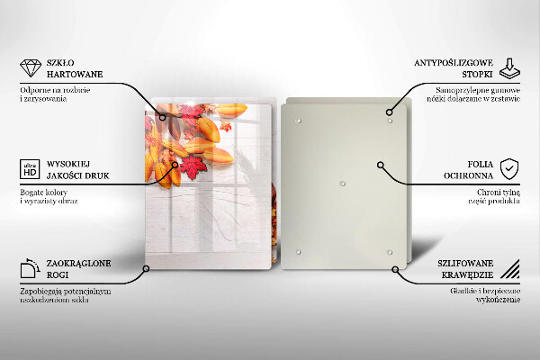 De vidrio templado Hojas de otoño