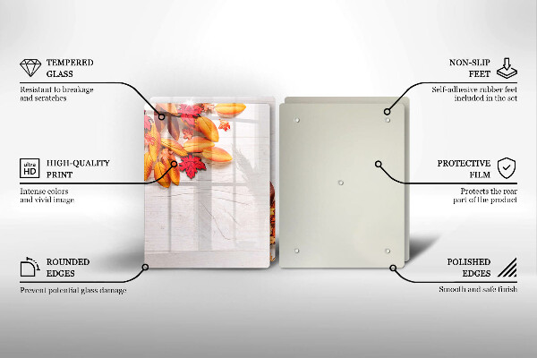 De vidrio templado Hojas de otoño