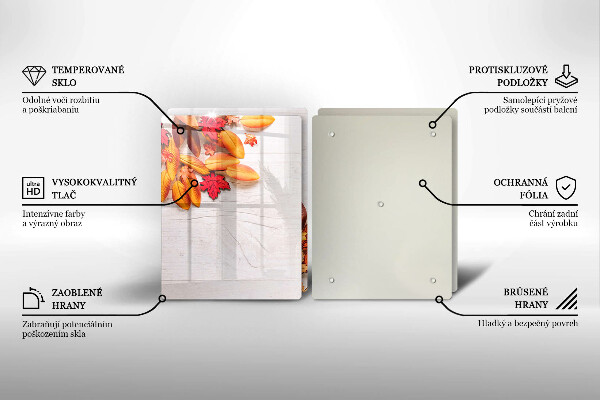 De vidrio templado Hojas de otoño