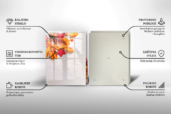 De vidrio templado Hojas de otoño