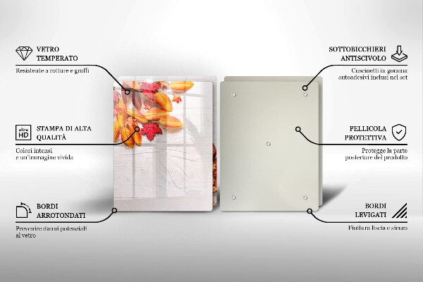 De vidrio templado Hojas de otoño