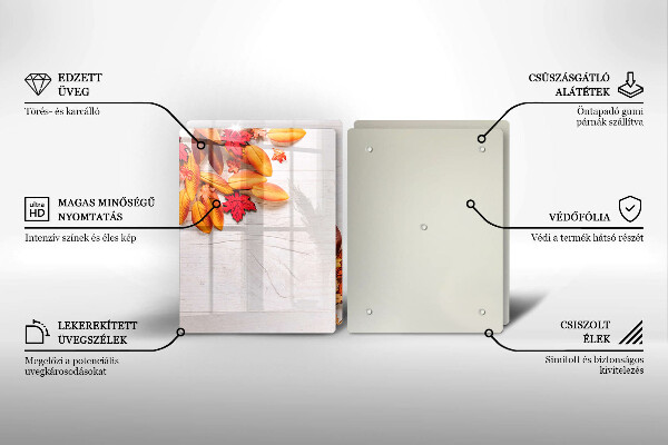 De vidrio templado Hojas de otoño