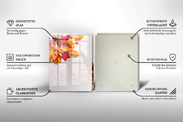 De vidrio templado Hojas de otoño