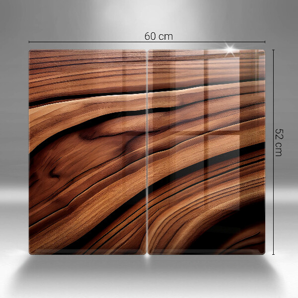 De vidrio templado Estructura de madera