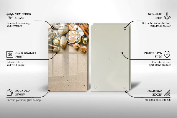 De vidrio templado Decoraciones de navidad