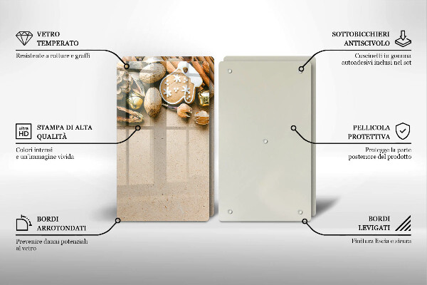 De vidrio templado Decoraciones de navidad