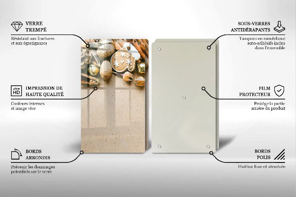 De vidrio templado Decoraciones de navidad