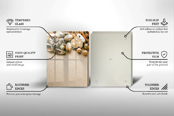 De vidrio templado Decoraciones de navidad