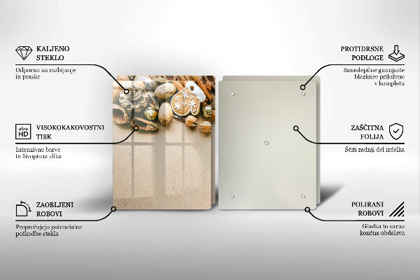 De vidrio templado Decoraciones de navidad