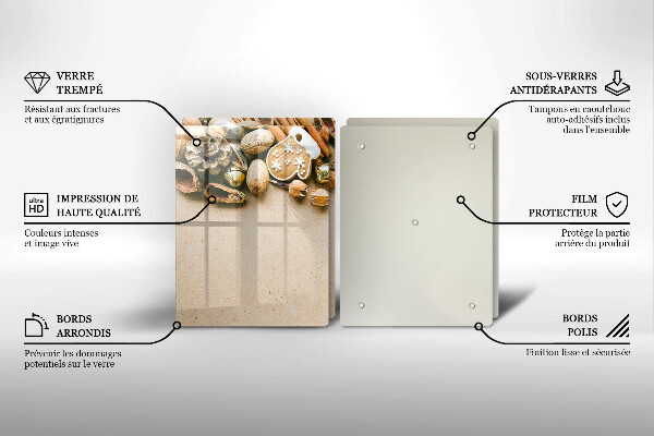 De vidrio templado Decoraciones de navidad