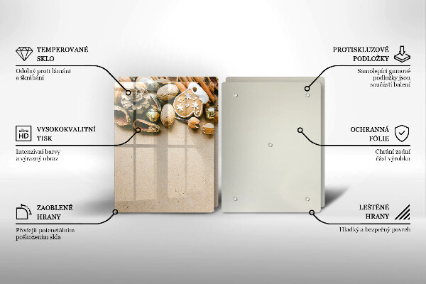 De vidrio templado Decoraciones de navidad