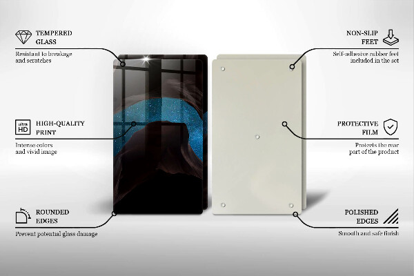 De vidrio templado Cielo estrellado