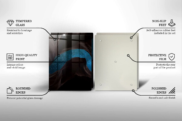 De vidrio templado Cielo estrellado