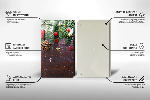 De vidrio templado Decoración navideña