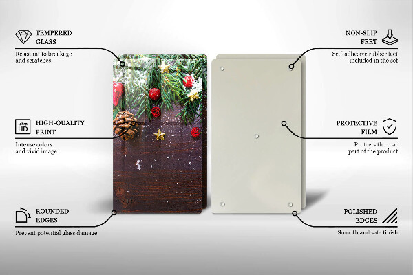 De vidrio templado Decoración navideña