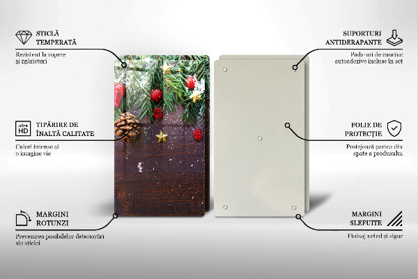 De vidrio templado Decoración navideña