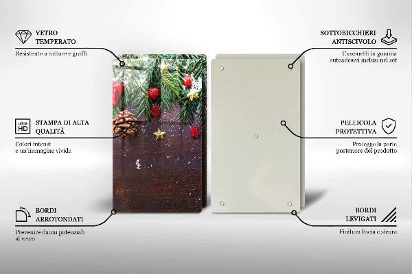 De vidrio templado Decoración navideña