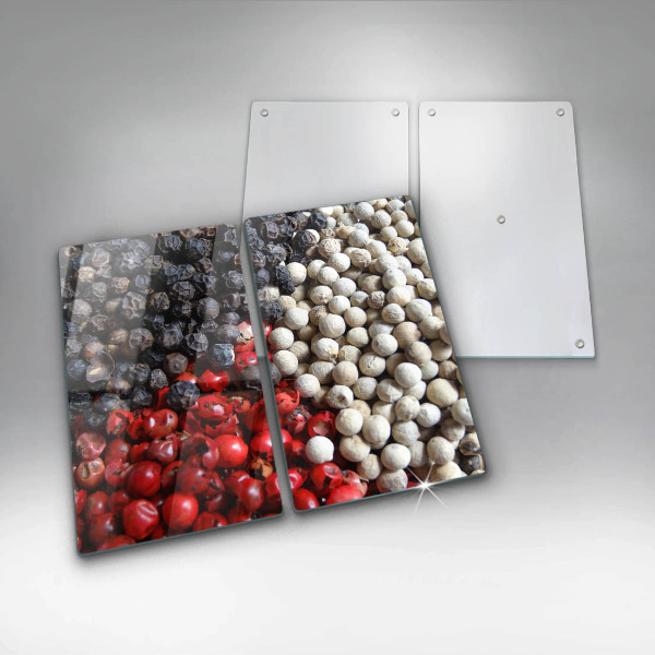 De vidrio templado Pimienta negra