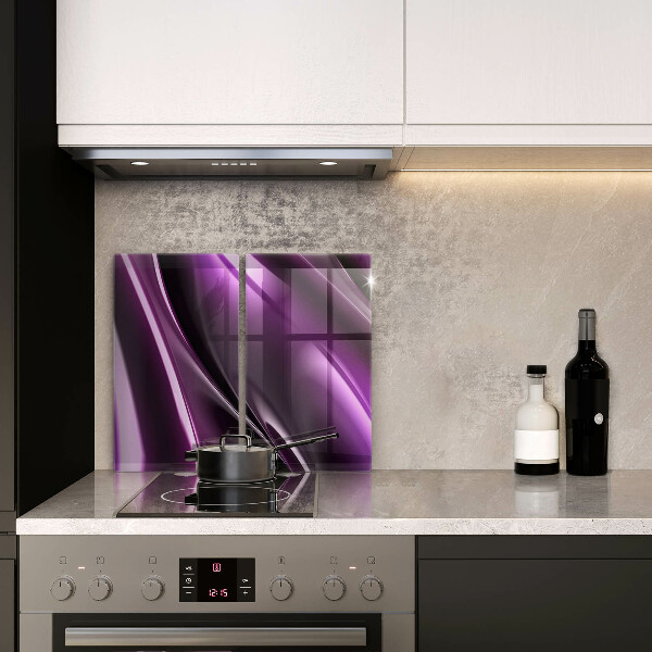 De vidrio templado Abstracción púrpura