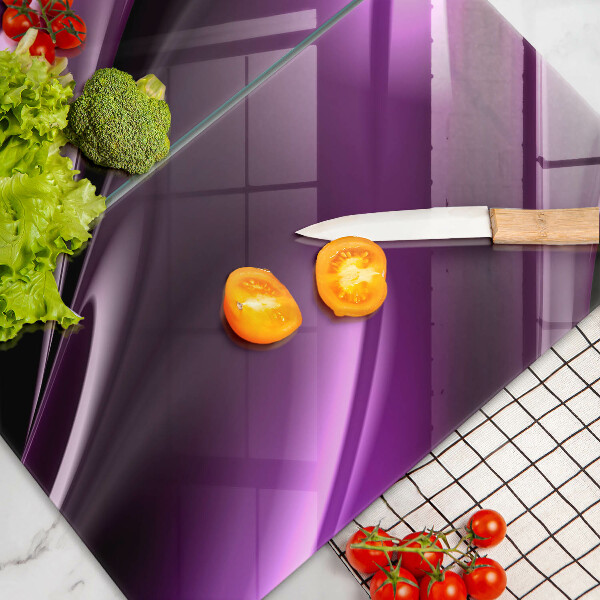 De vidrio templado Abstracción púrpura