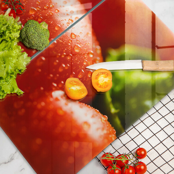 De vidrio templado Pimiento rojo