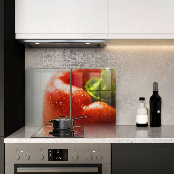 De vidrio templado Pimiento rojo