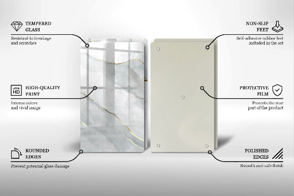 De vidrio templado Textura de piedra