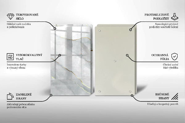 De vidrio templado Textura de piedra