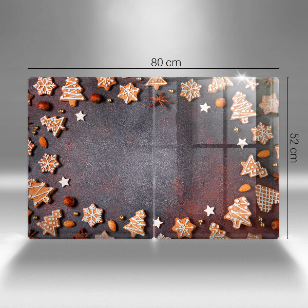 De vidrio templado Navidad de pan de jengibre