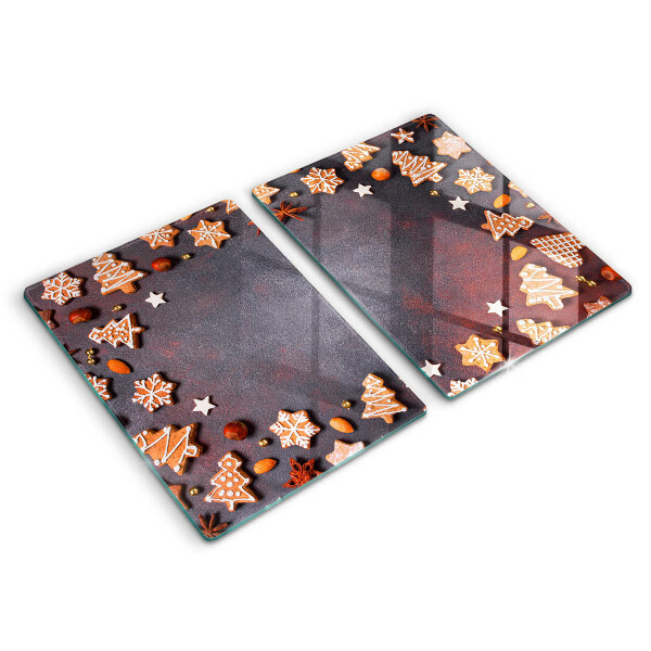 De vidrio templado Navidad de pan de jengibre