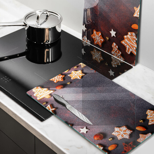 De vidrio templado Navidad de pan de jengibre