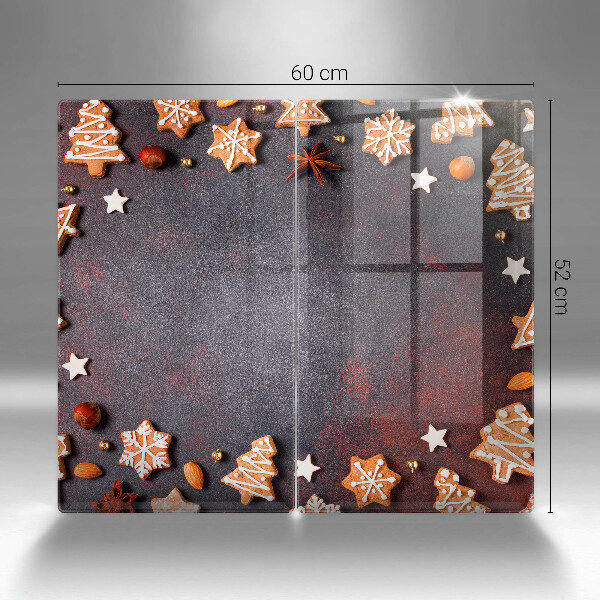 De vidrio templado Navidad de pan de jengibre